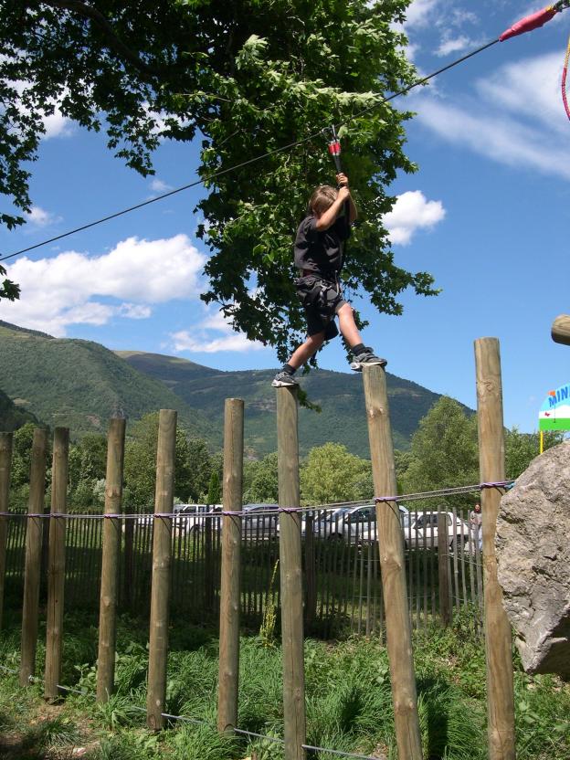 parcours accrobranche forêt suspendue de Guchan Hautes Pyrénées